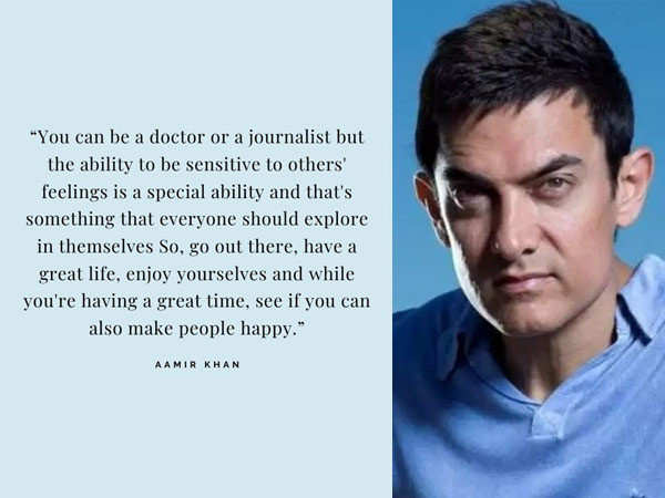 Best quotes of Aamir Khan from the Bennett University Convocation 2020