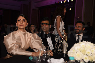 Anushka Sharma, Karan Johar and Saif Ali Khan - Filmfare Glamour and Style Awards 2019