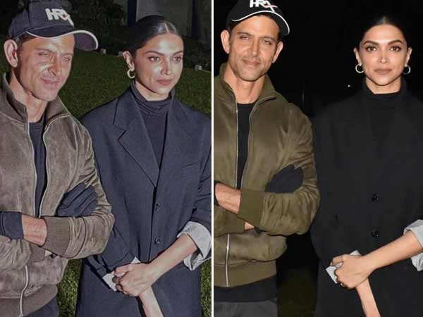 Check out these pictures of Deepika Padukone and Hrithik Roshan from the sets of Fighter