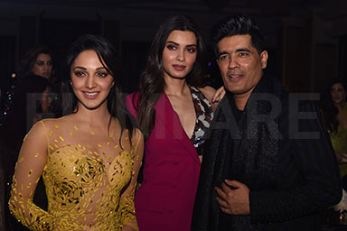 Kiara Advani, Diana Penty and Manish Malhotra - Filmfare Glamour and Style Awards 2019